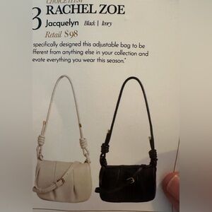 Brand new Rachel Zoe ivory bag